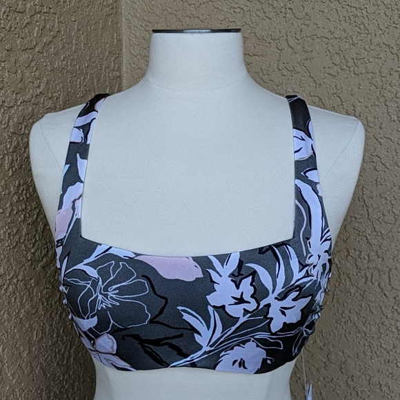 Athleta NWT underwire bra size bikini top floral - Picture 3 of 16